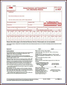 What Does A Completed 1096 Form Look Like