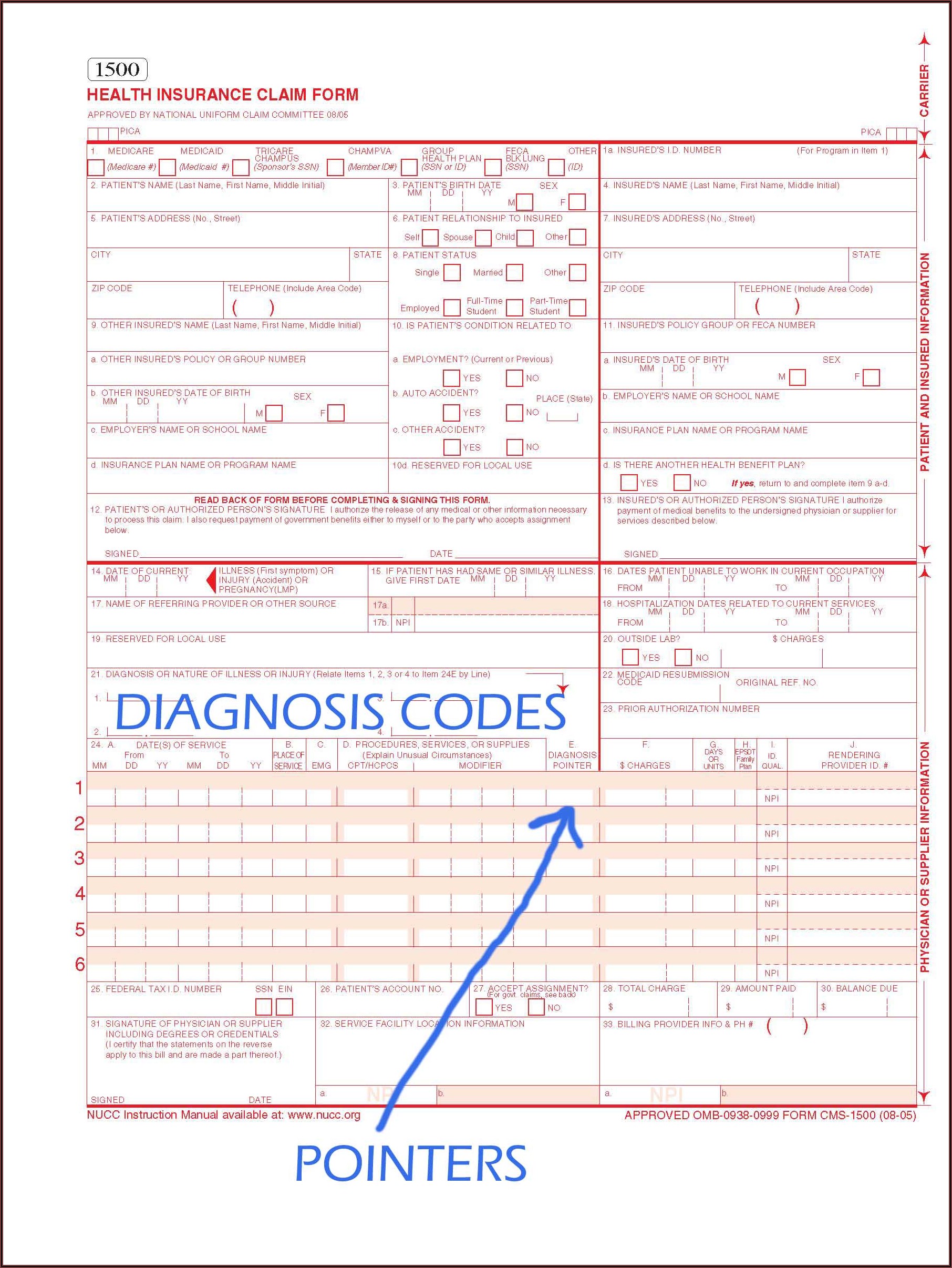 What Is Hcfa Form In Medical Billing