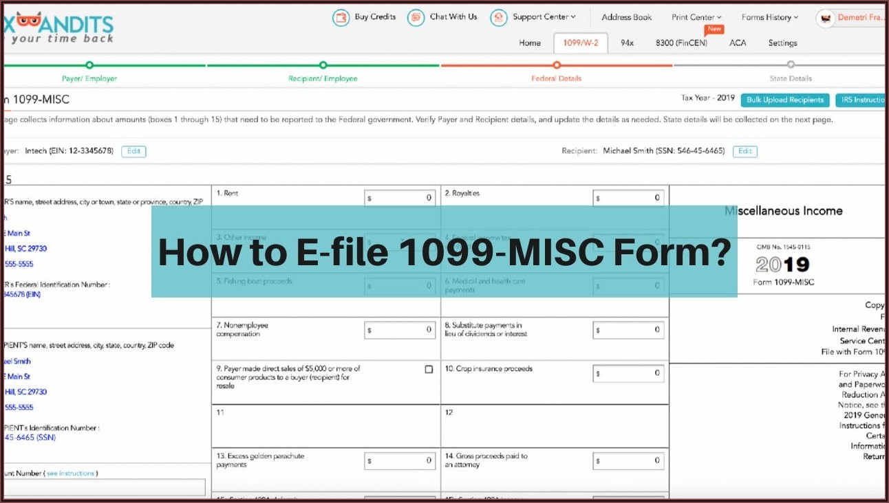 Where To Get Form 1099 Misc 2019