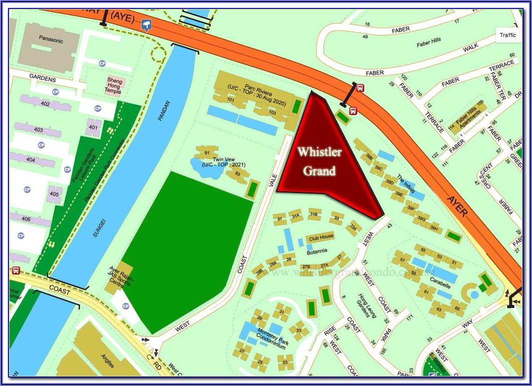 Whistler Village Lodging Map