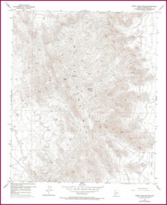 White Mountains Topo Map