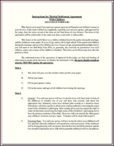 Wisconsin Divorce Forms Marital Settlement Agreement