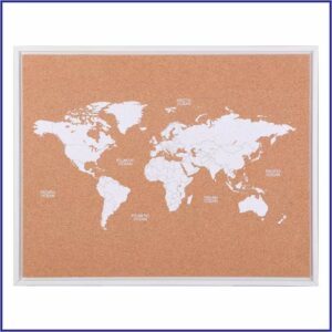 World Map Cork Board Target