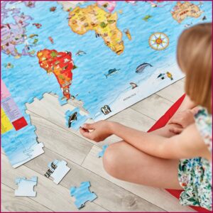 World Map Jigsaw Orchard