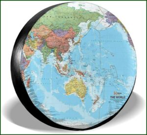 World Map Pacific Ocean Centered