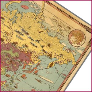 World Map Popular Bookstore