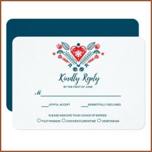 Zazzle Wedding Invitations With Rsvp