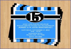 15th Birthday Invitation Wording Ideas