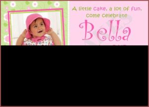 1st Birthday Invitations Girl Free