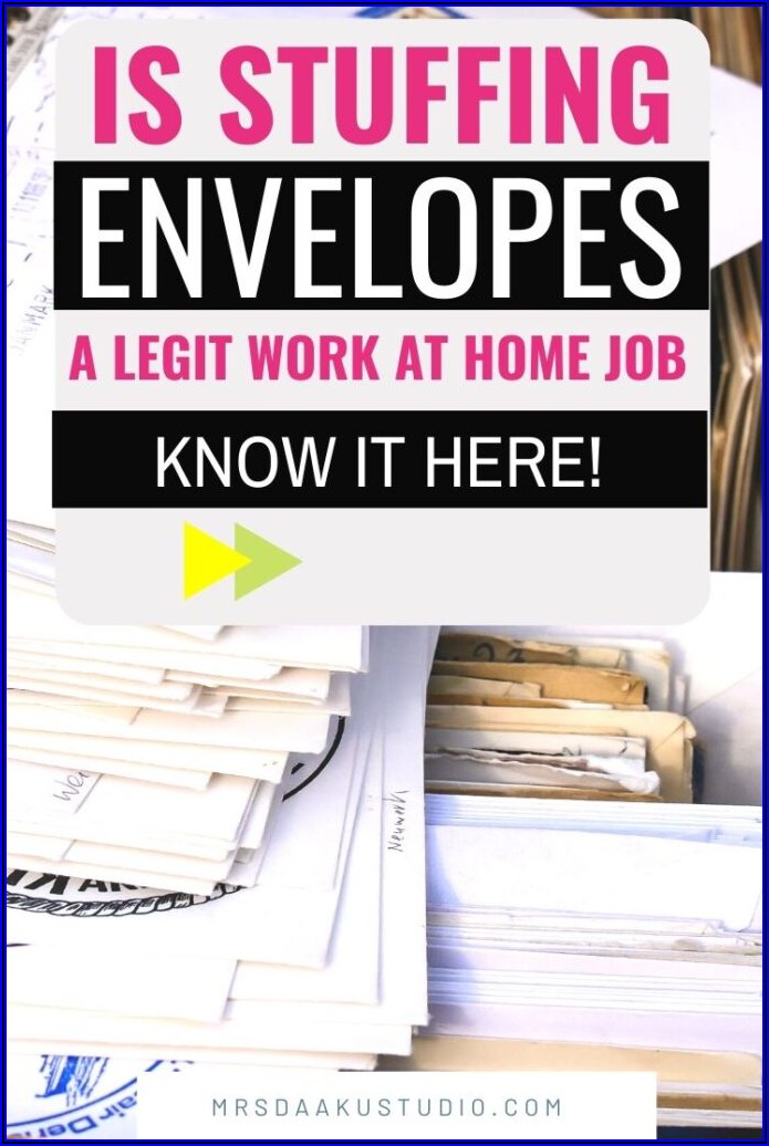 Are There Any Legitimate Envelope Stuffing Jobs