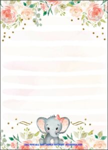 Baby Girl Invitations Templates