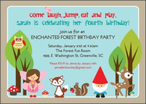 Birthday Dinner Invitation Sample