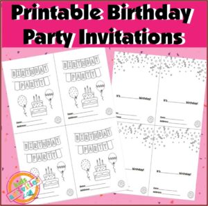 Birthday Invitations You Can Print At Home