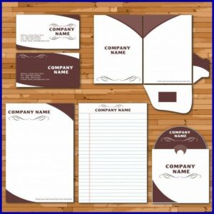 Business Card Letterhead Envelope Template