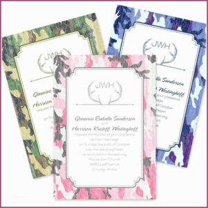Camo Wedding Invitations Cheap