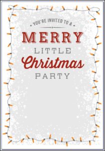 Christmas Dinner Invitation Email Template