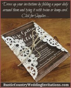 Country Wedding Invitations Cheap