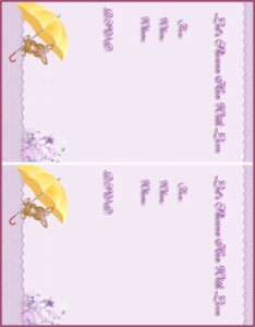 Create Your Own Baby Shower Invitations Free Printable