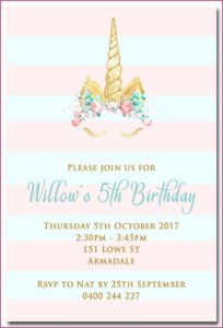Create Your Own Birthday Invitations Free Printable