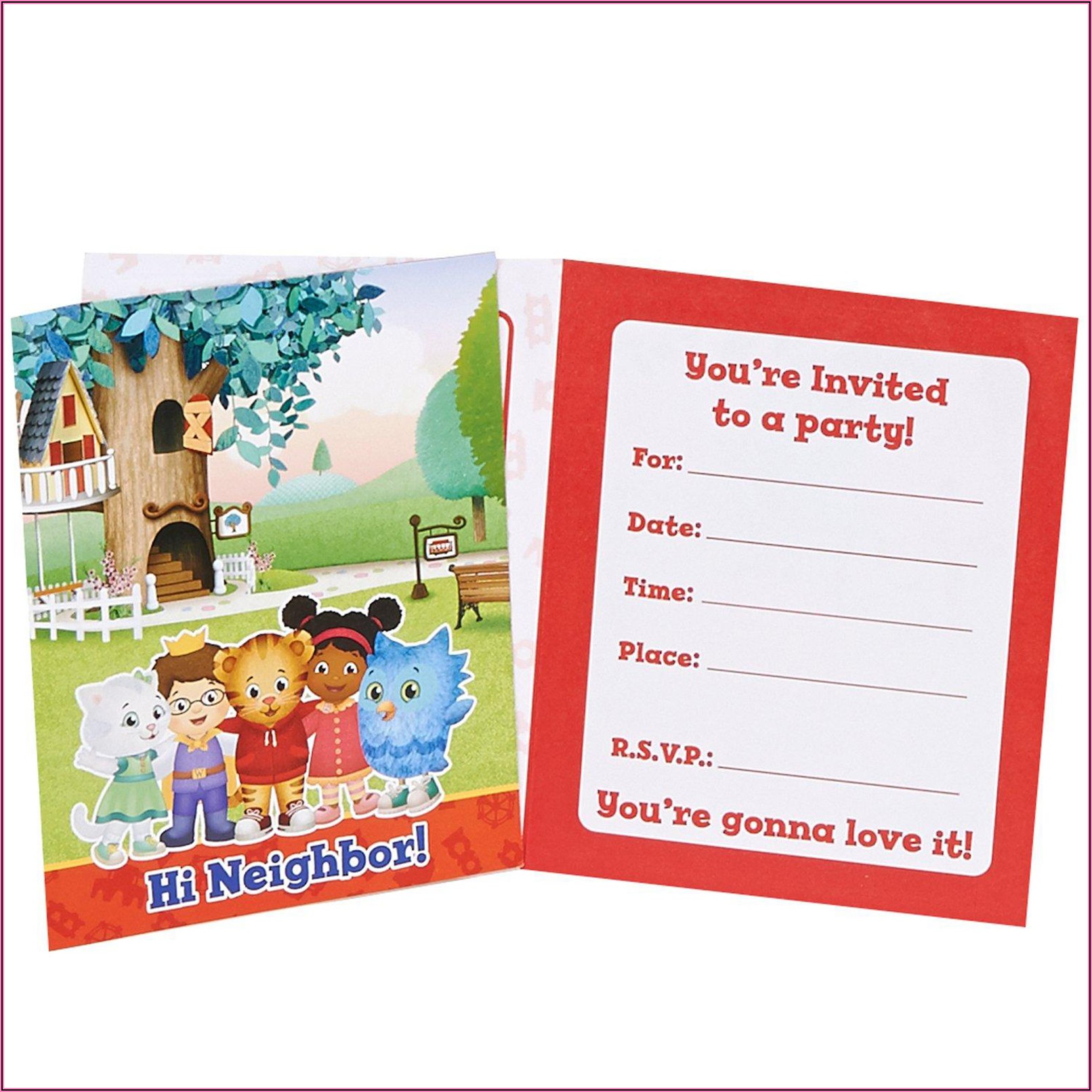 Daniel Tiger Birthday Invitations Free Printable