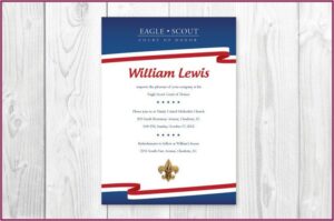 Eagle Court Of Honor Invitations