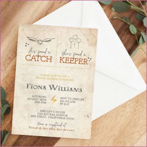 Editable Harry Potter Invitation Template