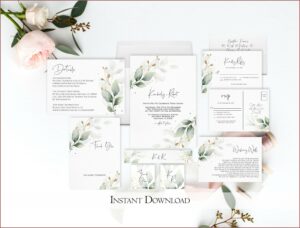 Etsy Wedding Invitation Printable