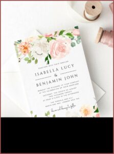 Etsy Wedding Invitation Template Download