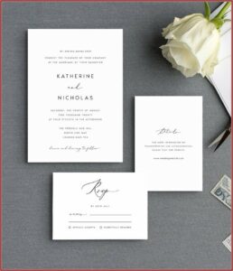 Etsy Wedding Invitations Templates