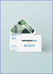 Free Business Card Envelope Template