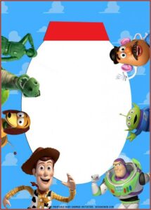 Free Printable Toy Story Birthday Invitation Templates