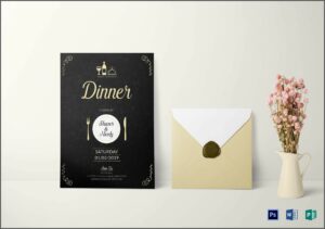 Gala Dinner Invitation Template Psd