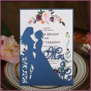 Gay Wedding Invitation Cards