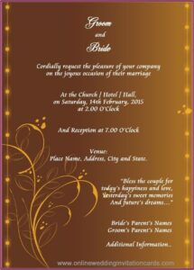 Hindu Wedding Invitation Background Hd