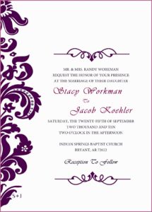 Hindu Wedding Invitation Templates Psd