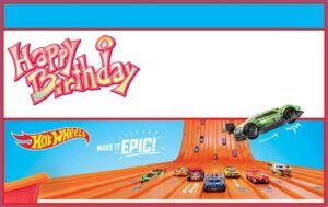 Hot Wheels Party Invitation Free Printable