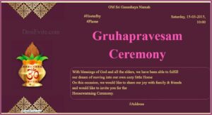 Housewarming Invitation Wording Samples