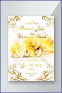 Invitation Card Psd Free Download