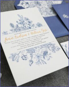 Light Blue Wedding Invitation Templates