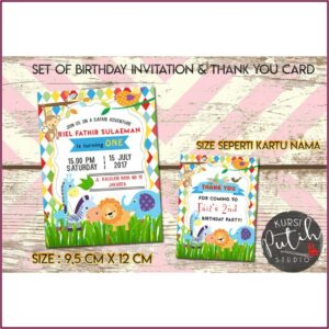 Lion King Birthday Invitation Card