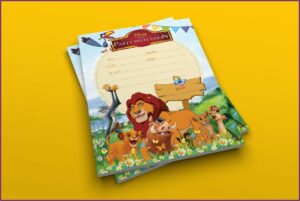 Lion King Party Invitations Uk