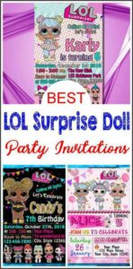 Lol Surprise Doll Invitations