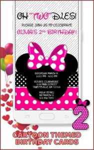 Minnie Mouse Invitation Card Maker