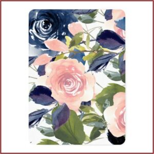 Navy Blue And Pink Bridal Shower Invitations