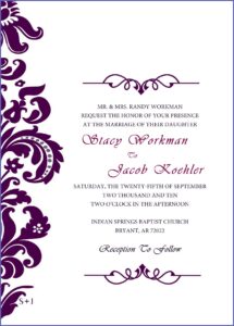 Navy Blue Wedding Invitation Templates Free