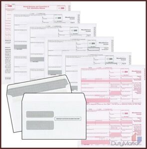 Office Depot 1099 Misc Envelopes