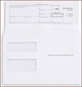 Office Depot 1099 Nec Envelopes