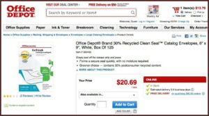 Office Depot Envelopes 6x9