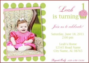 Photo Birthday Invitations Free