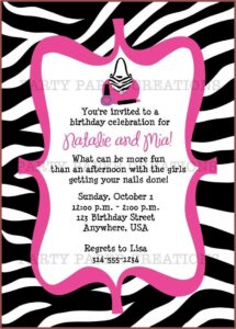 Print Birthday Invitations Free